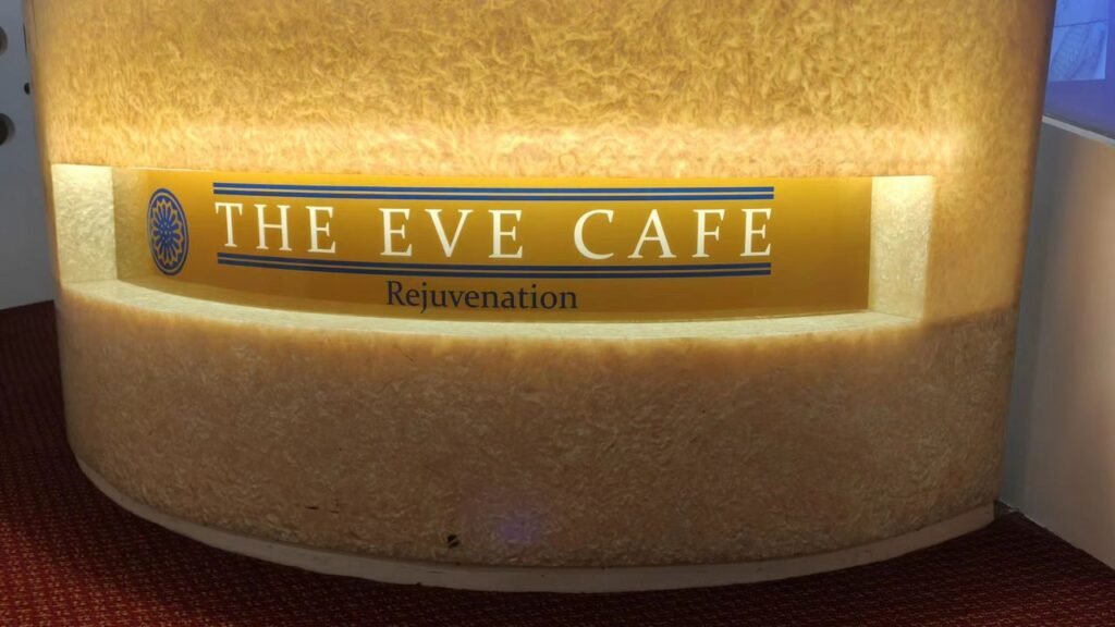 Eve Cafe and spa centre receptionist